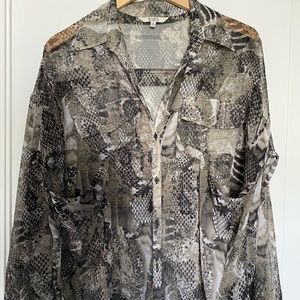 BB Dakota sheer mixed animal print